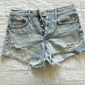 Agolde Parker vintage cut off shorts size 27